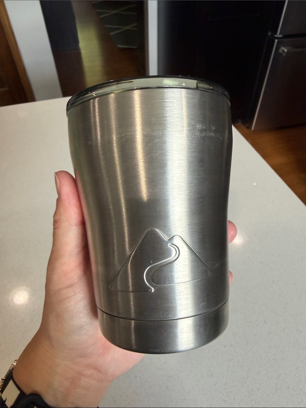 Stainless Steel Insulated Tumbler with Mountain Logo - Mossy Oak